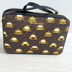 NWT Michael Kors NYC Taxi Cab Large Crossbody